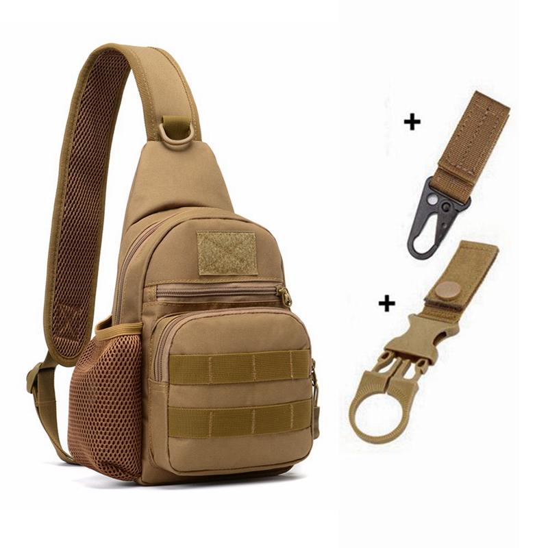 Outdoor Shoulder Bag Men Hiking Backpack Nylon Outdoor Camping Fishing Molle Cycling Trekking Chest Sling Bag