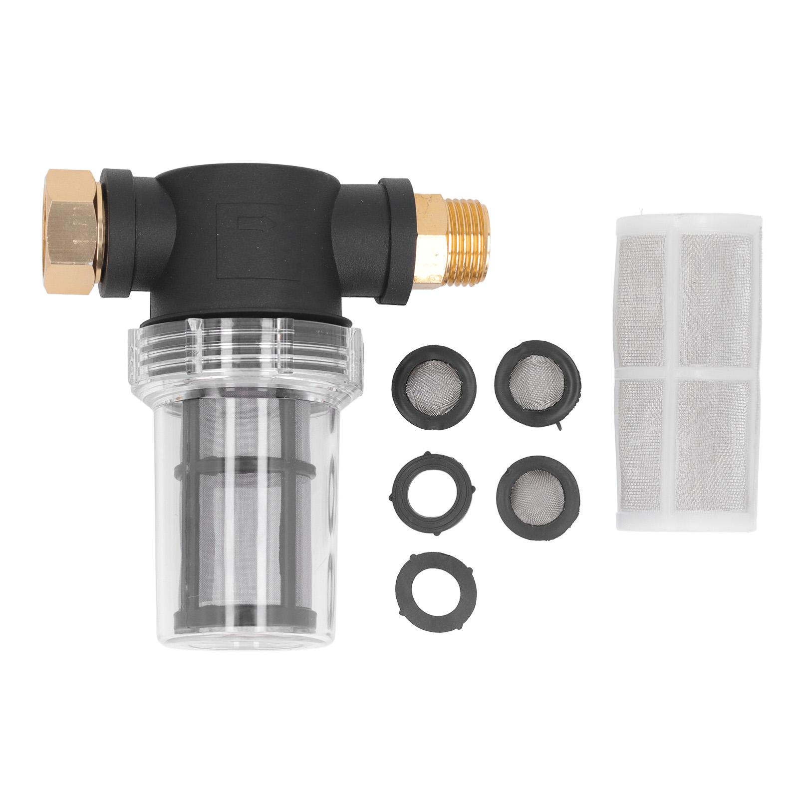 

Garden Hose Inlet Filter 34 High Pressure Washer Water Sediment Filter Attachment