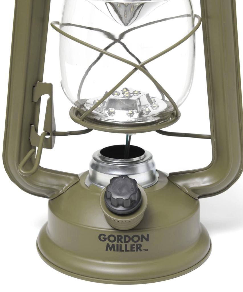 GORDON MILLER LED-Laterne, Olivgrün, 31786
