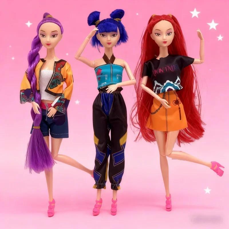 ### Auf Lager NEU Anime KPop Dämonenjäger Puppe Vinylspielzeug Charakter Vinylmaske Figur Geburtstagsgeschenk Fanclubgeschenke,.,