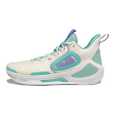 Basketball-Serie Rutschfeste Verschleißfeste Performance-Basketballschuhe Herren Sneaker Weiß Grün Lila 512210501-3