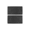 Carbon Fiber Car Accessories Vanity Makeup Mirror Panel Modified Interior Trim Cover Sticker For Ford Focus MK3 2012-2018