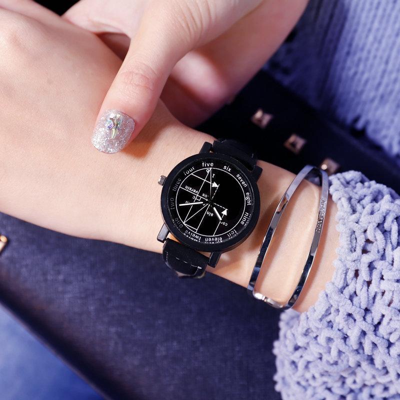 Watch Female Student Simple Harajuku Style Simple Trend Retro Literary Art Fresh And Versatile Couple Pair