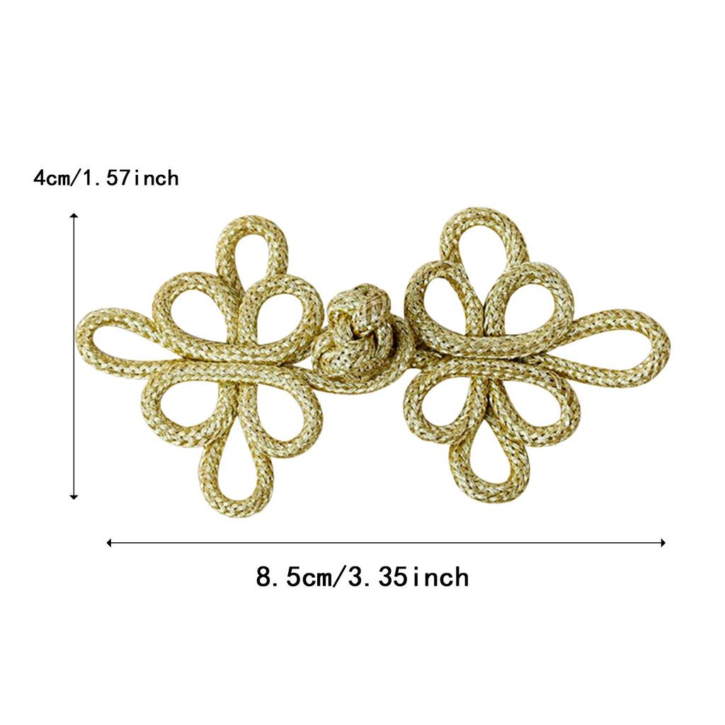10x Chinese Knots Frog Buttons Accessories Closure for Dress Coats Cardigan