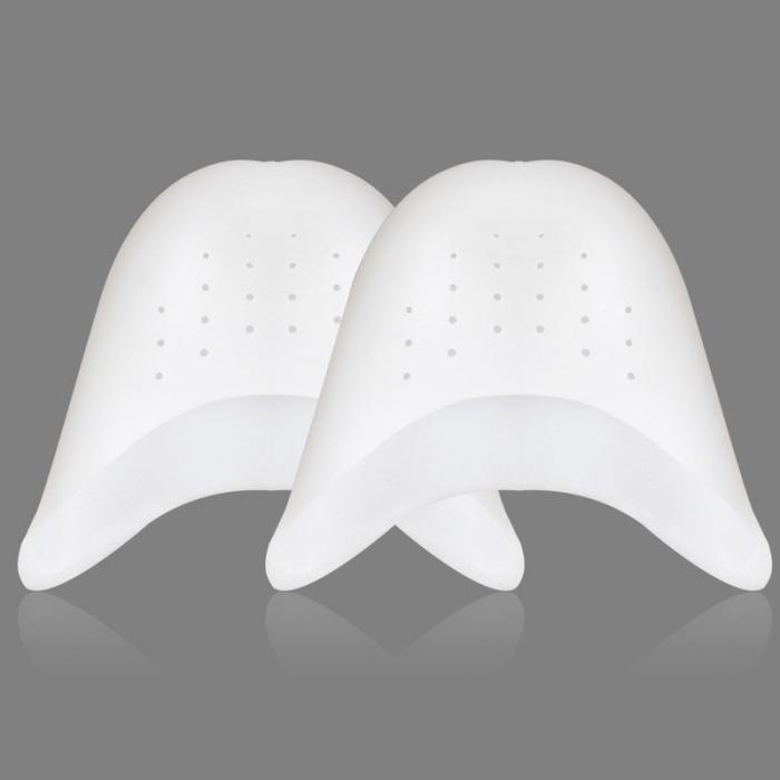 1/2Pairs Toe Protection Forefoot Pads Silicone Insoles Comfortable Shoe Pads Pain Relief Silicone Non-slip Shoe Insole for Women