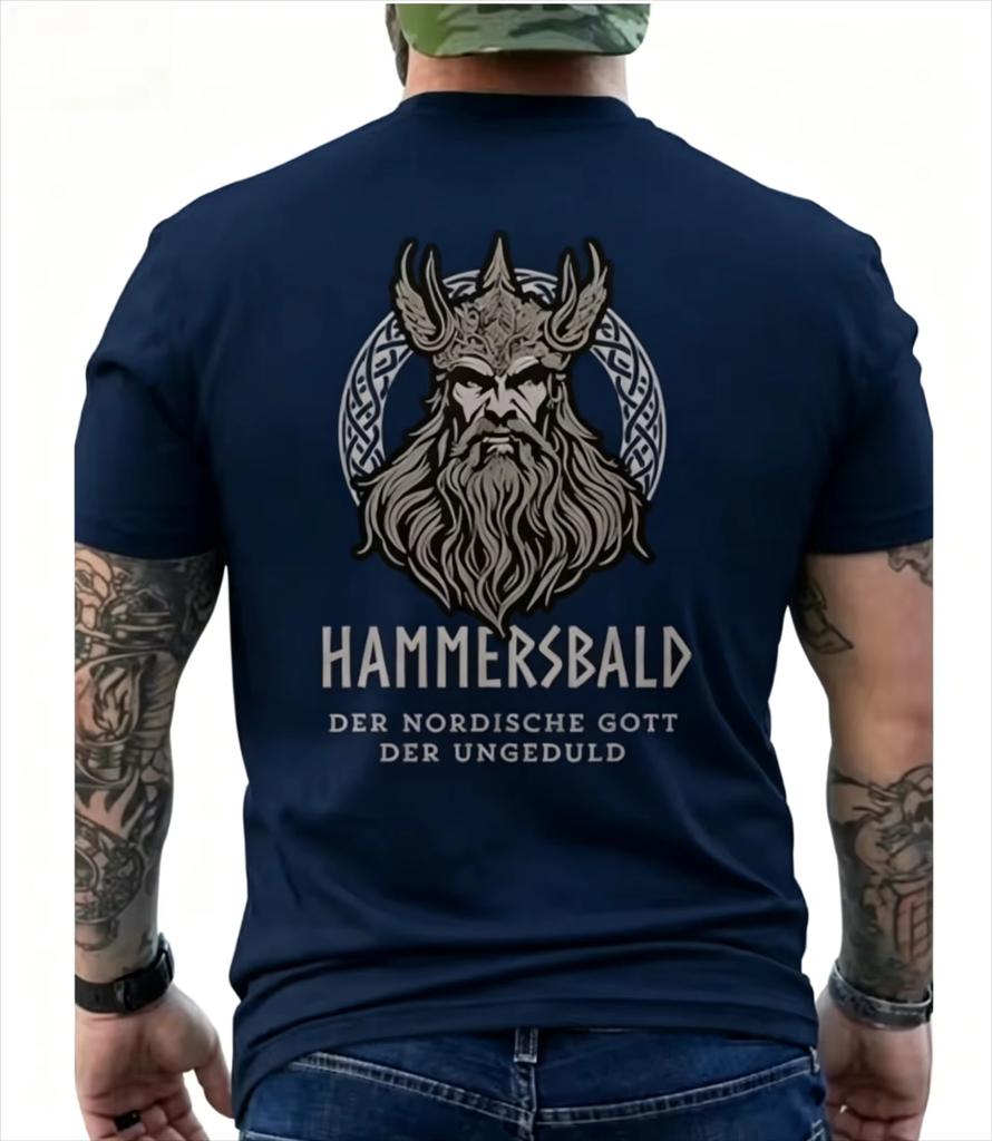 Fashion Unisexs Tshirt Hammersbald Graphic Tshirt Unisex Unisex Pure Cotton 2026 Summer Clothing Casual Beach Short Sleeved Top
