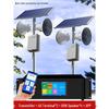 LINGSHENG 4G Rural Wireless Broadcast System with Horn Speakers CN Plug (adapter Included)