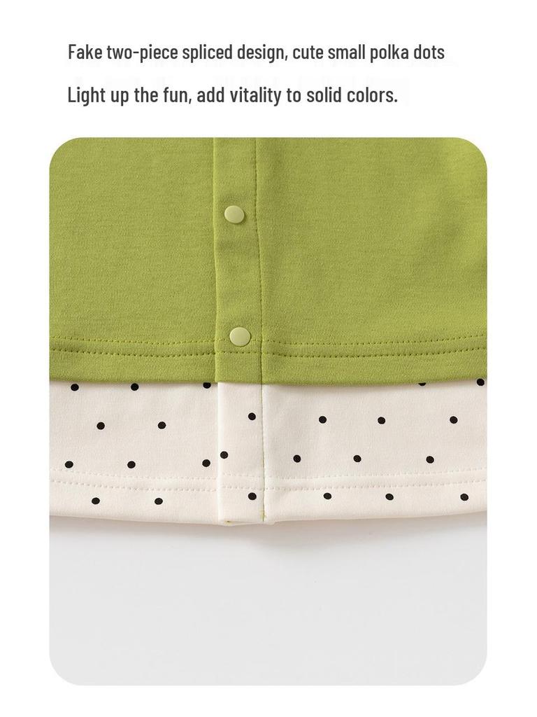 2025 Spring and Autumn Fashionable Girls' Two-Piece Vest Set