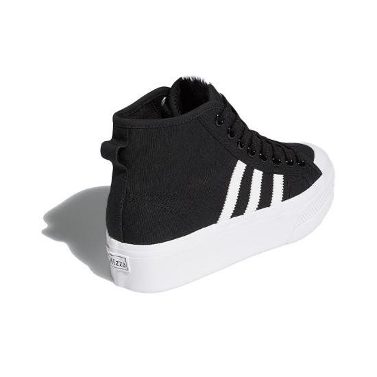 adidas Wmns Nizza Platform Mid Core Black White FY2783