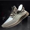 Men's Shoes Fly Woven Breathable Sports and Leisure Shoes Korean Version Versatile Soft Sole Anti Slip One Foot Driving Shoes