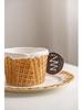 Cute Korean-Style Ceramic Mug & Cookie Series Tableware Set: Coffee Cup, Breakfast & Dinner Plates, Dessert Plate