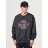 American Retro Trendy Brand Printed Round-Neck Sweatshirt for Men 2024 New Spring and Autumn Style Top Foreign Trade Men's Casual Jacket