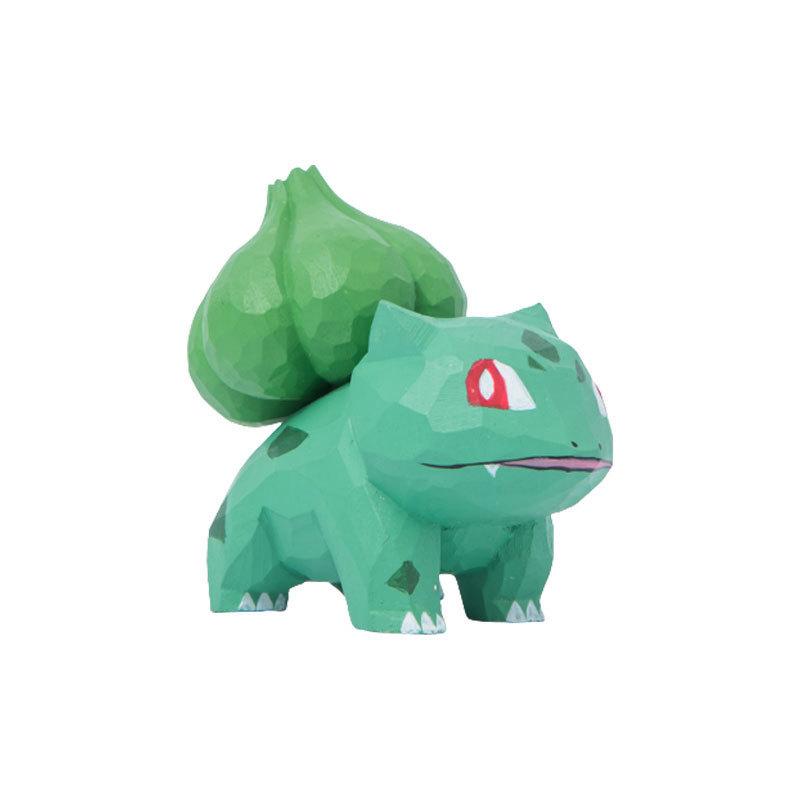 

Bulbasaur Seed Mythical Wooden Figurine Decorative Gift For Collection And Home Decor