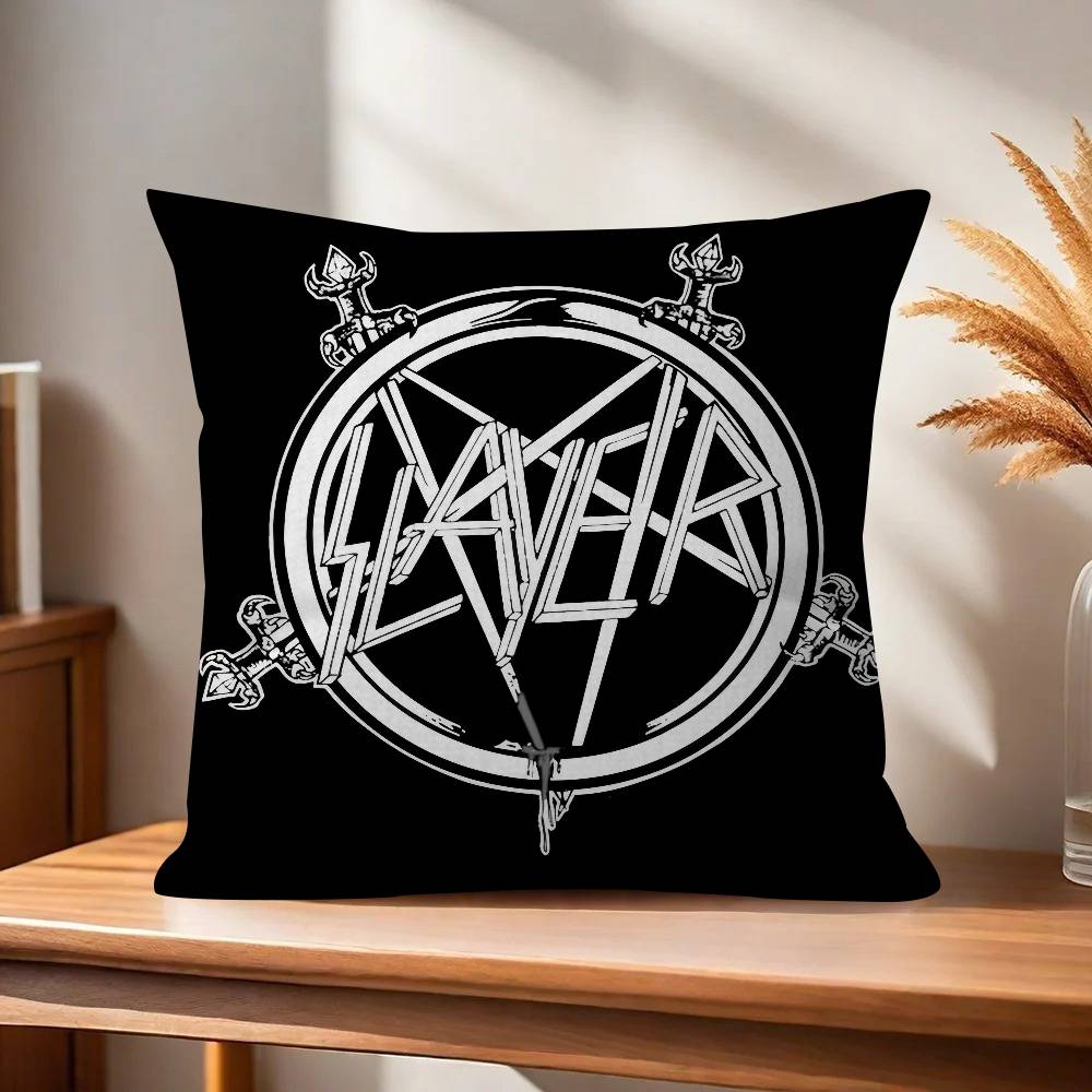 

Classic band Slayer Pillowcase toon Gift Cushion Cover Bedroom Home Sofa Chair Seat Decor pillow case 30x30cm