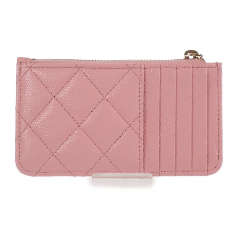 Chanel AP0374 Card Case Pink Women