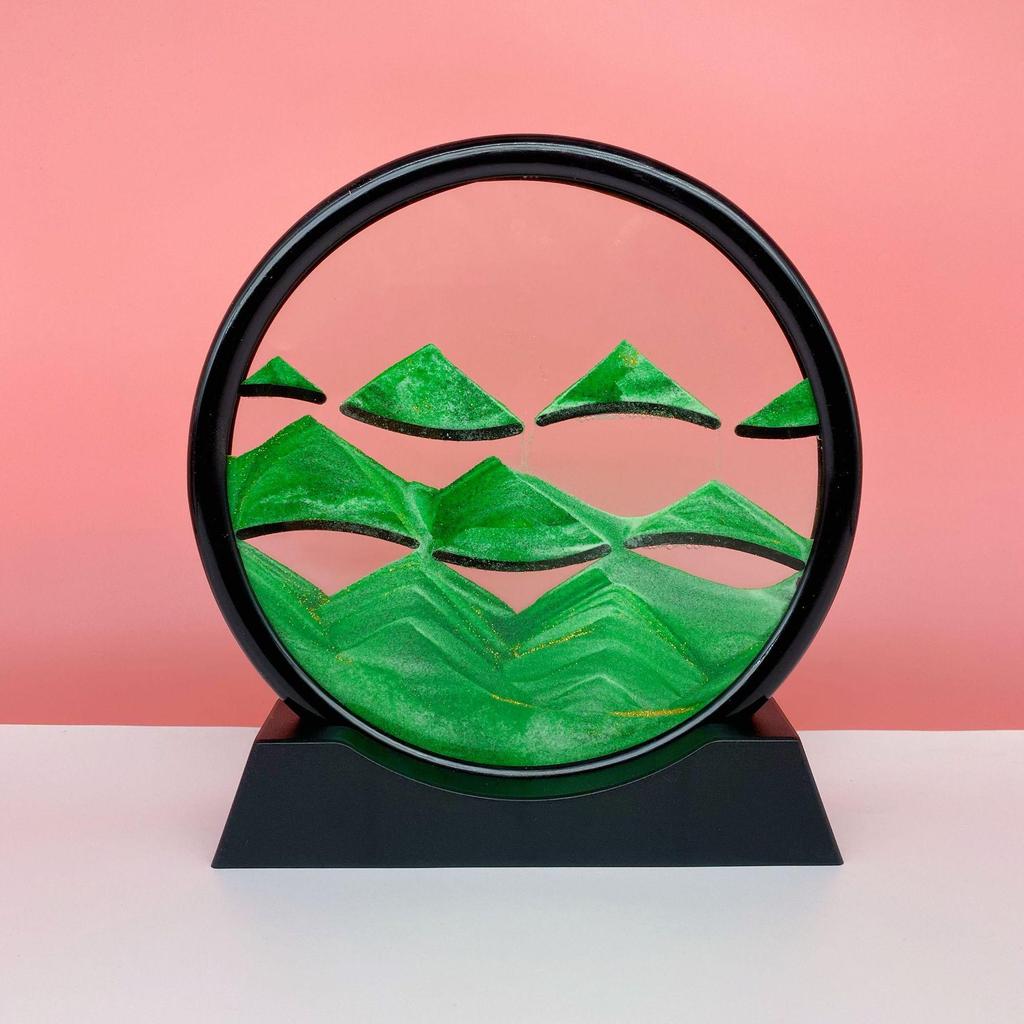 3D Quicksand Painting Ornament - Small Hill Home Decor & Stress Relief Gift