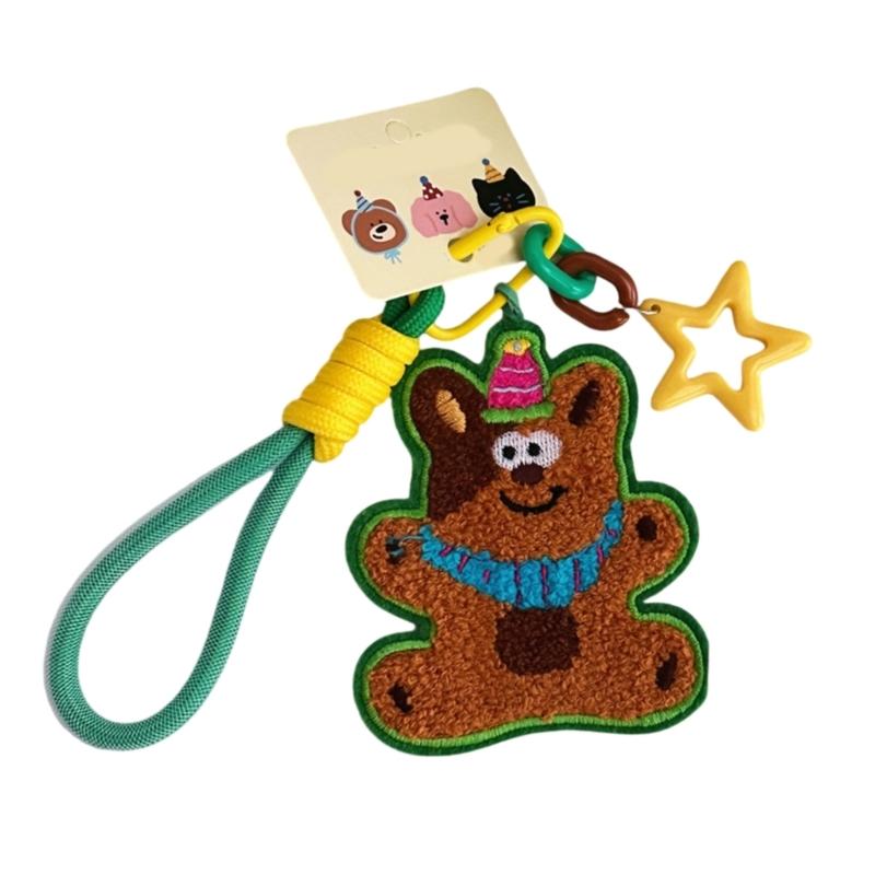 

Creative Cute Stuffed Plush Bag Charm For Backpack Soft Keychains Eye Catching Bags Pendant for Women And Students