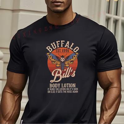 Buffalo BillS Body Lotion TShirt Silence Of The Lambs Movie Tee Funny Present For Mens Short Sleeve TShirts Oneck Top Tees