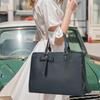 Elegant Laptop Carrying Bag for Women Professional PU Leather Shoulder Crossbody Purse Spacious Business Work Bag  Dark green
