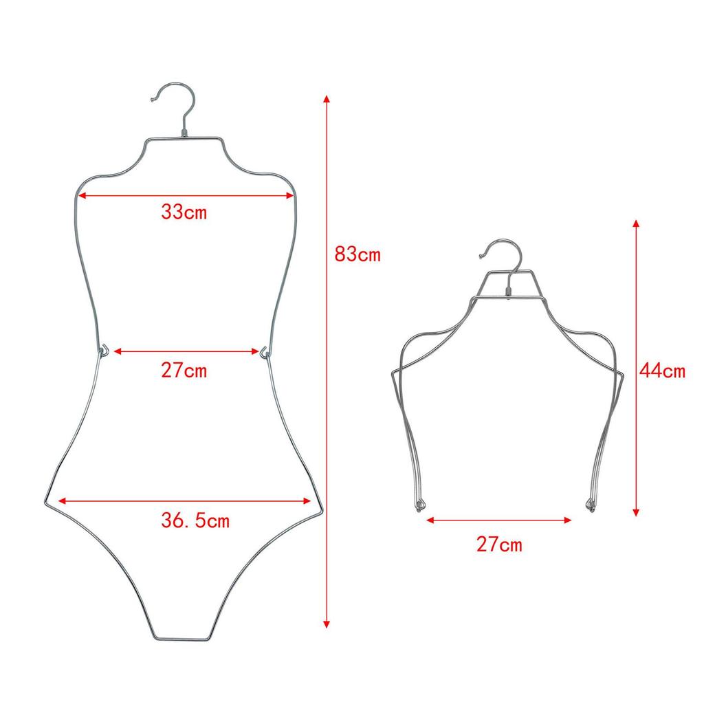 Lingerie Hanger Storage and Display Swimsuit Hanger for Closet Coat Children