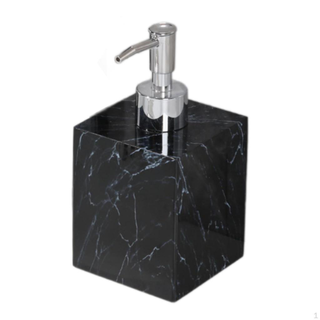 400 ml såpedispenser med marmordesign for benkeplatebruk