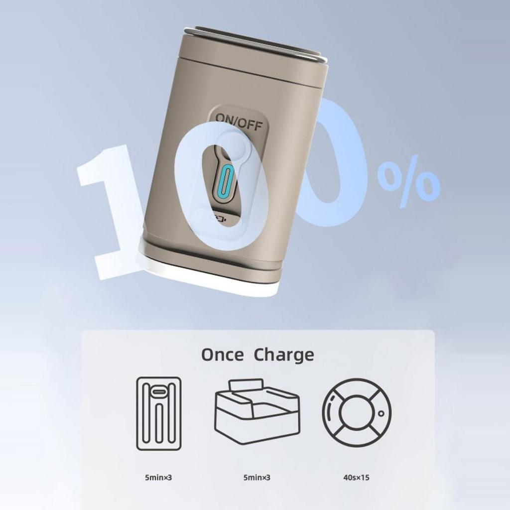 Kabellose Luftpumpe Tragbarer Elektrischer Luftkompressor Aufblas- & Ablasspumpe mit 5 Düsen LED-Licht für Pool Luftmatratze