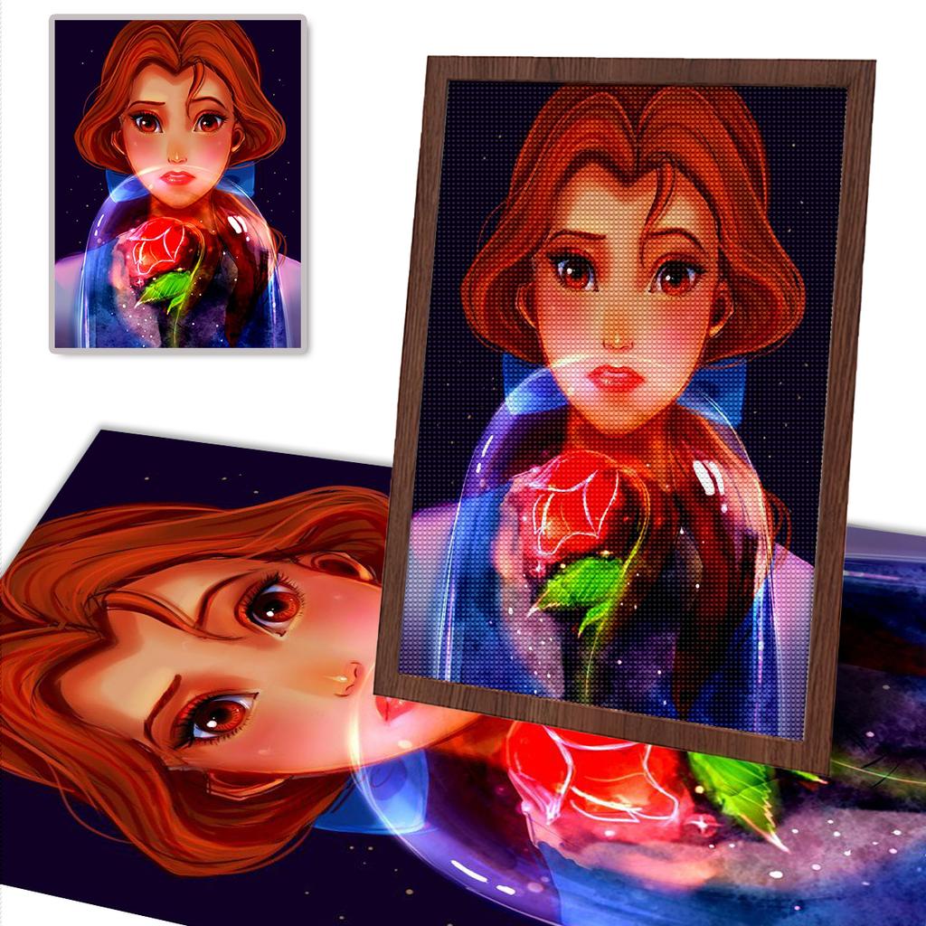 DIY Diamond Painting Withered Rose Cross Stitch Kit Mosaic Art Diamond Painting Full Circle Diamond Home Decoration