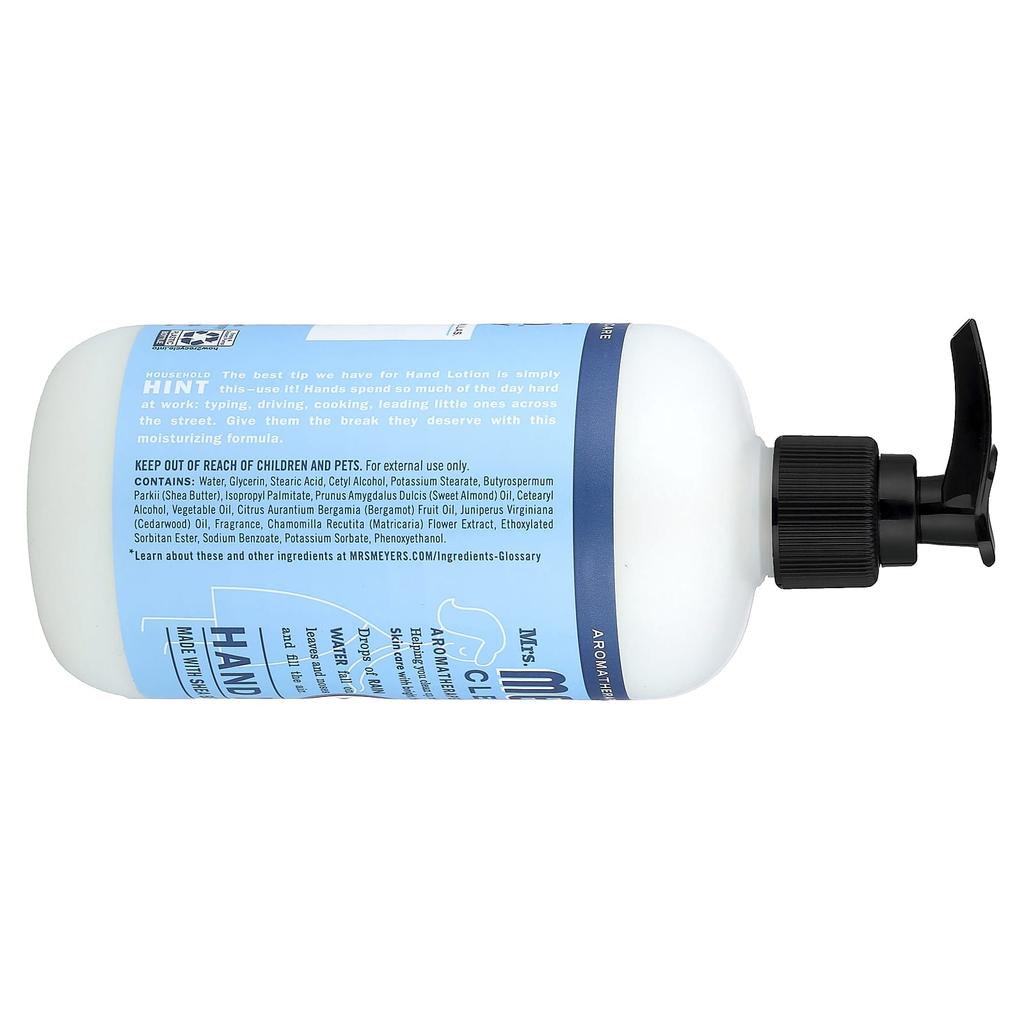 Mrs. Meyers Clean Day Hand Lotion, Rainwater, 354 Ml (12 Fl Oz)