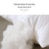 PP Cotton Brushed Cloth Pillow Core - Slow Rebound Feather Silk Non-Woven Square Cotton Pillow Pair.