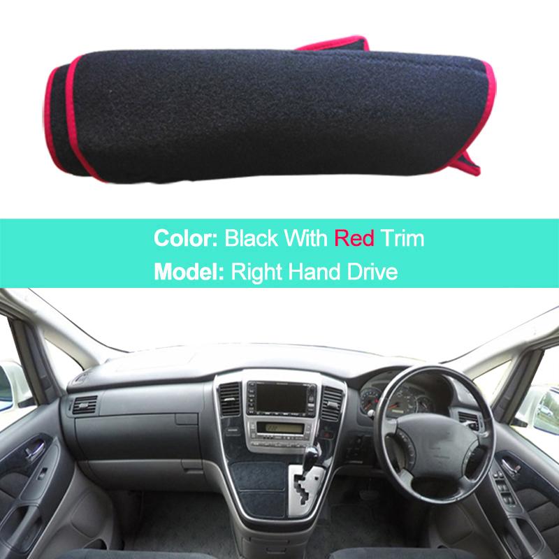 Car Auto Dashboard Cover Dash Mat Pad For Toyota Alphard / Vellfire AH10 10 2002 2003 2004 2005 2006 2007 LHD RHD Carpet Auto