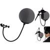 Dicon Audio DCP-2 Metal Round Pop Filter, Black