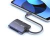 USB Multi-Functional High-Speed Card Reader: TF, XD, Type-C, Aluminum Alloy