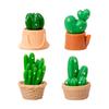 Charming Miniature Resin Cactus For Desk Diy Garden Accessories Cute Plant Decor