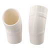 Effective Cleaning White Pool Cleaner Elbow Semi-flexible PVC Semi-flexible PVC 4 Pieces Set Efficient Water Flow