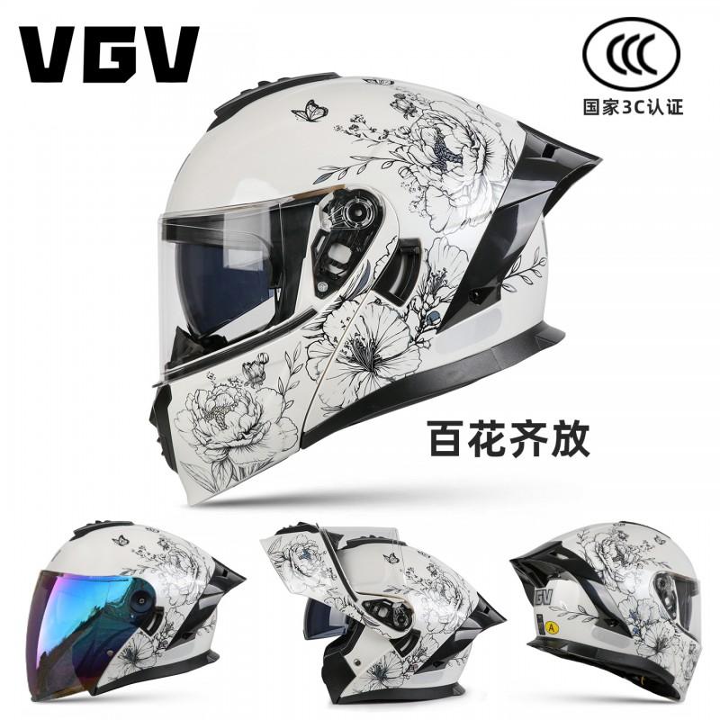 Full Face Motorcycle Helmet With Flip-Up Visor DOT CCC Certified Adult Men Breathable ABS Street Riding