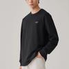 Skechers Sports Alliance Series Comfortable Fashion Casual Versatile Long Sleeve Shirt Unisex shirts Carbon-Black L325U018-0018