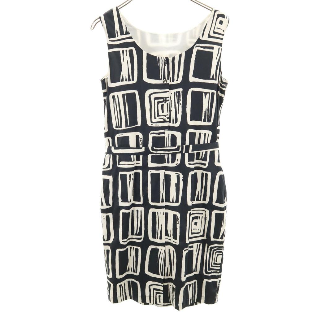 Marimekko Overall Handle No Sleeve One Piece 36 Black Series Women Used
