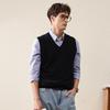 Komom Boka Men's V-Neck Wool Knit Vest