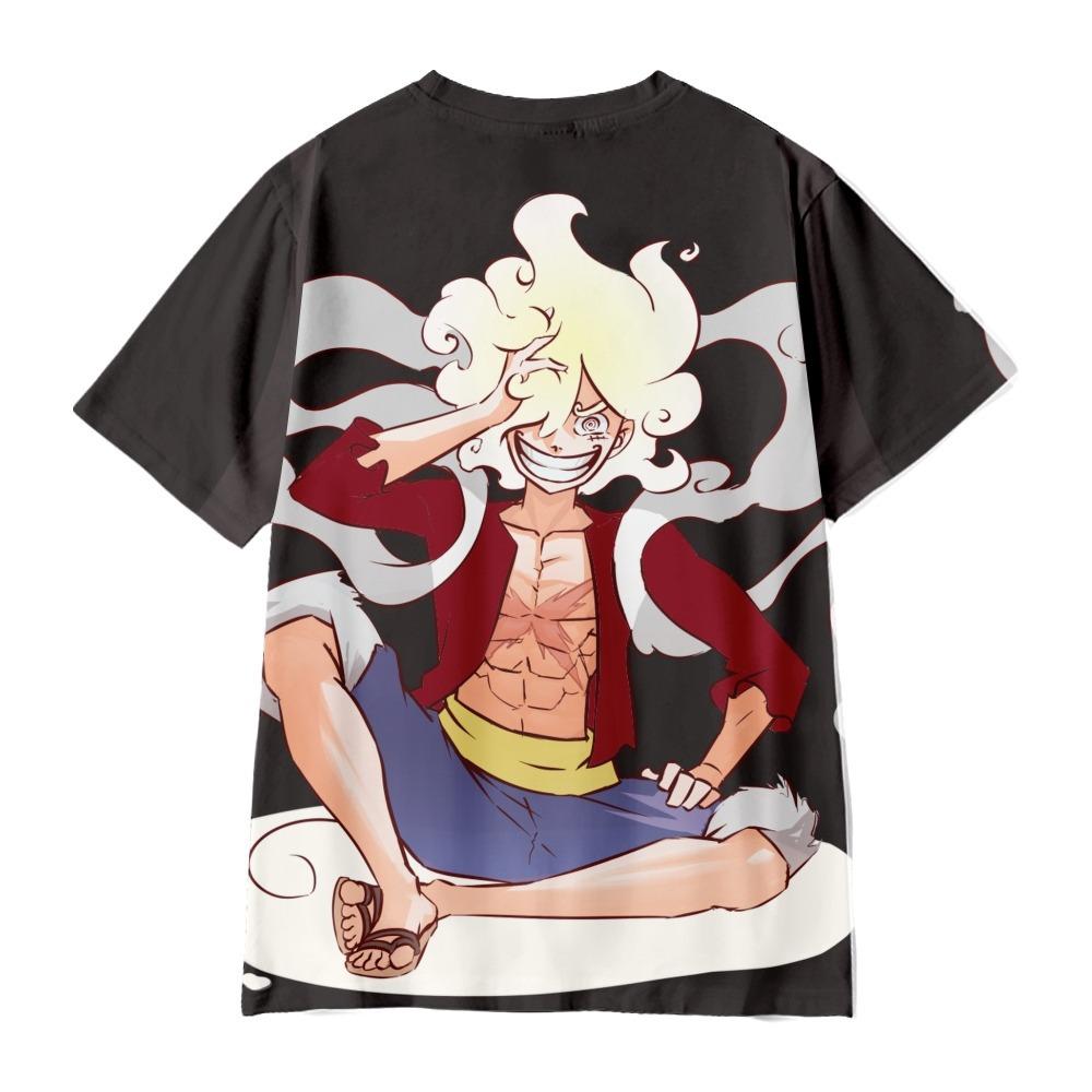 Funny Cartoon ONE PIECE T Shirt Cool Men's Tshirt O Neck Casual Unisex Streetwear Anime Fashion Tee