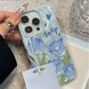 Aesthetic Tulip Flower Phone Case for iPhone 17 16 15 Pro 14 13 12 11 Pro Max 17 Air Plus Soft TPU Shockproof Protective Cover