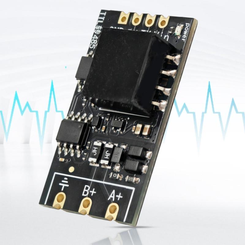Lsolated Ttl To Rs485 Converter Module 3.3V/5V Auto Direction Switching High-Speed 2Mbps For Uart Serial Communication