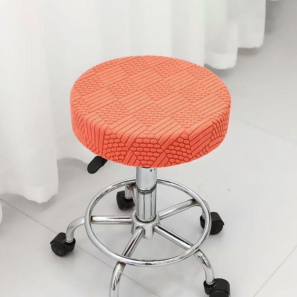 Thickened Round Chair Cover Elastic Stool Cushion Slipcover New Bar Round Stool Cover