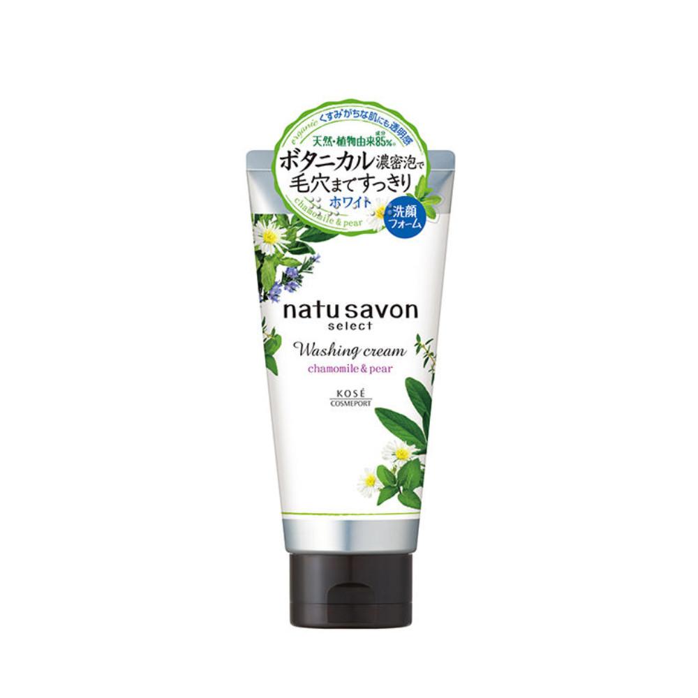 Kose Softimo Natu Savon Select White Washing Cream 130g