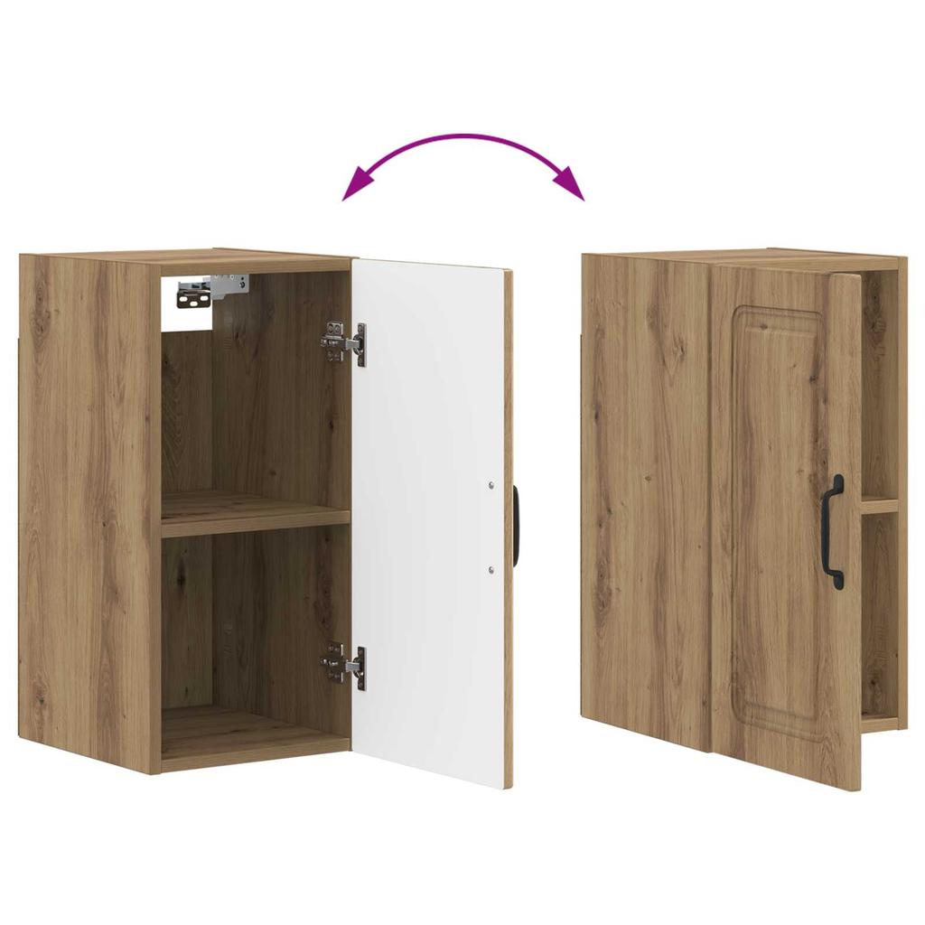 Bathroom Wall Cabinet UTRECHT Artisan Oak 30 X 31 X 59 Cm