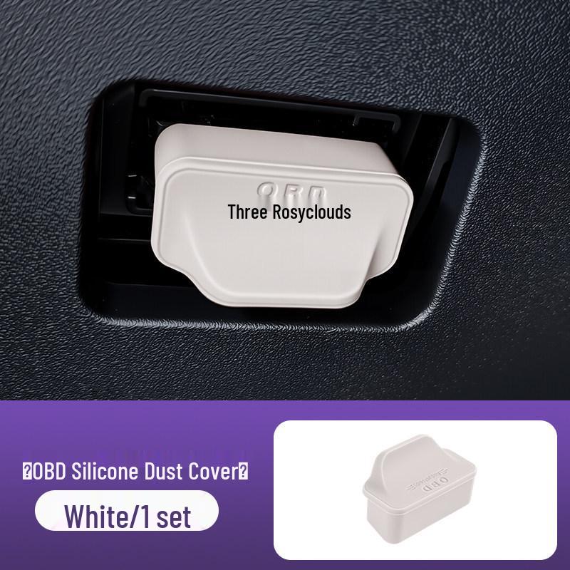Universal Dustproof & Waterproof Silicone OBD Cover for Cars & EVs