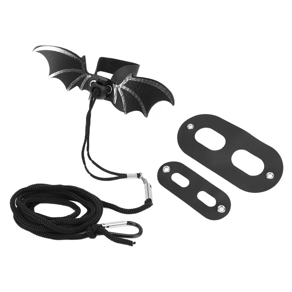 Lizard Bowtie Set Adjustable Bearded Dragons Bow Harness Set for Reptiles Apparel AccessoriesSilver