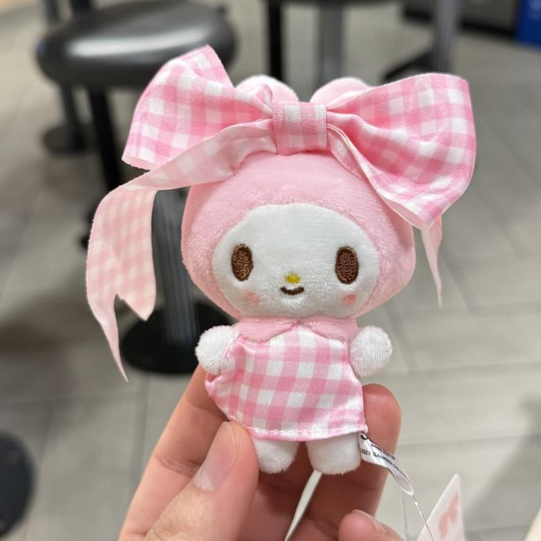 My Anniversary Melody Cartoon Plush Keychain Rose Strawberry Bow Gift Decor