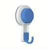 Fashion Wall-Mounted Utility Hooks - Strong Vacuum Suction Cup, Easy Install, No Hole, Heavy-Duty Plastic Organizer for Kitchen, Bathroom, Door