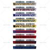 Car Styling Hybrid 3D Grill Rear Trunk Metal Chrome Zinc Alloy Emblem Badge