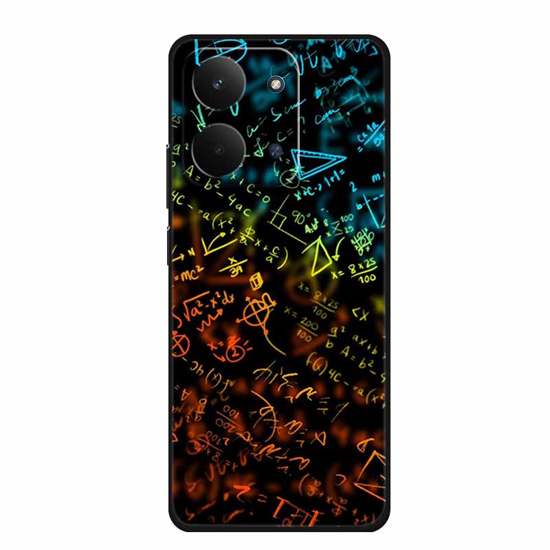 For Redmi 15C 4G Case 15 C Cartoon Cat Black Silicone Soft TPU Phone Case For Xiaomi Redmi 15C Back Cover Cases Redmi15C 6.9"